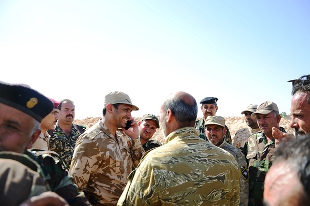 بالصور: المناطق الحدودية لكربلاء المقدسة امنة والملبين لدعوة المرجعية يقفون مع قطعات الجيش