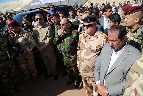 محافظ البصرة يشرف على نقل الوجبة الاولى من متطوعي لواء البصرة