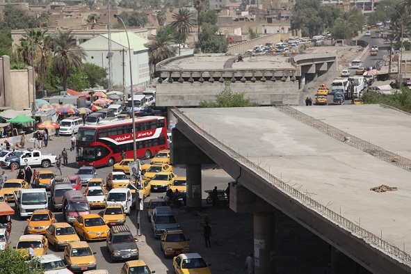 امانة بغداد:انجزنا (72%) من  اعمال  مجسر الخلفاء