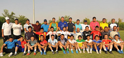 فريق الوقف الشيعي لكرة القدم يواصل انتصاراته في بطولة كاس العراق لخماسي الكرة