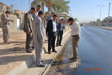 الميالي يحمل الشركات المنفذة في كربلاء مسؤولية التأخير والخلل في تنفيذ المشاريع