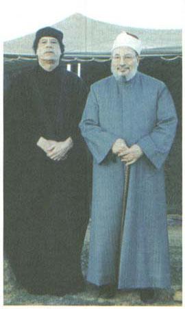 أنصار القذافي يهددون باغتيال القرضاوي