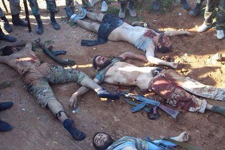 شاهد بالصور قتلى الدواعش في جرف الصخر