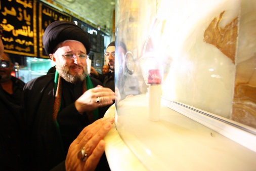 السيد حسين الحكيم :ماحدث اليوم في متحف العتبة الحسينية تعبير عن مظلومية الحسين وان دمه مازال حاضرا في الارض