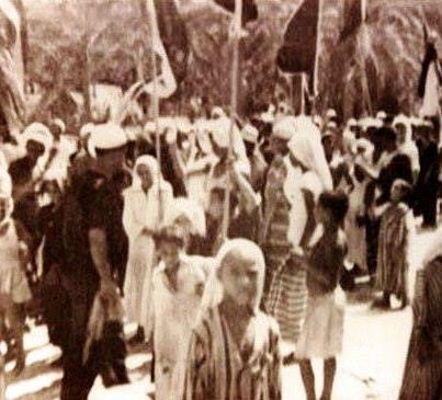 صورة ارشيفية لمراسيم عاشوراء في القطيف