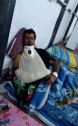 إصابة مصور تلفزيوني في قصف على مطار تلعفر غرب الموصل