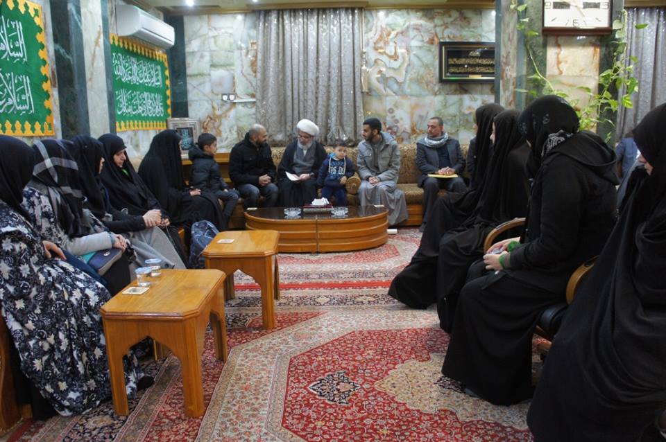 الكربلائي لوفد امريكي مسلم : عايشوا المجتمع وعرفوا العالم بحقيقة الاسلام