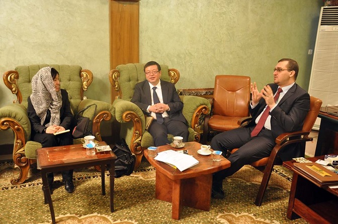 معمل للحديد والصلب في كربلاء بطاقة انتاجية تبلغ 225 الف طن سنويا .