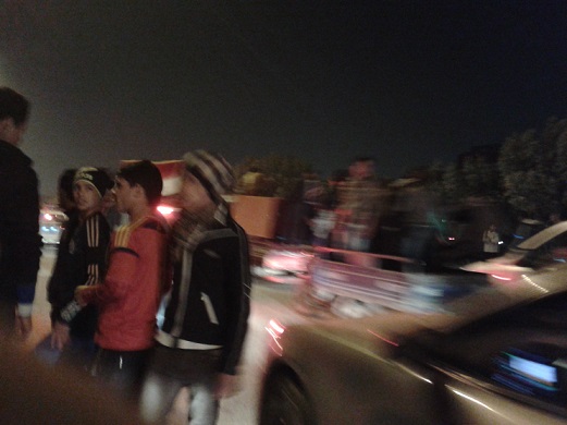 اطلاق نار كثيف من قبل المواطنين في احتفالات فوز المنتخب العراقي وسط مناشدات بالكف عن اطلاق الاعيرة النارية (مصور)