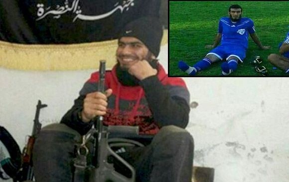 بالصورة: لاعب كرة قدم فجر نفسه بالجيش السوري في حلب