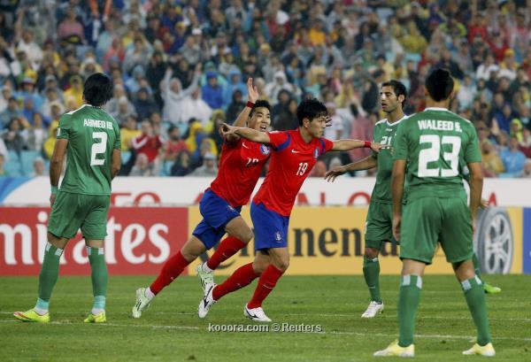 كوريا الجنوبية تفوز على العراق  بهدفين نظيفين وتعبر لنهائي كأس آسيا