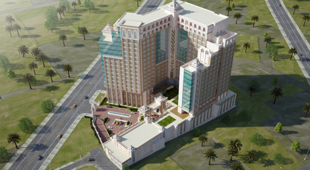 بالصور :مجمع ضيافة الوارث أول فندق خمس نجوم في كربلاء المقدسة بكلفة 100 مليون دولار