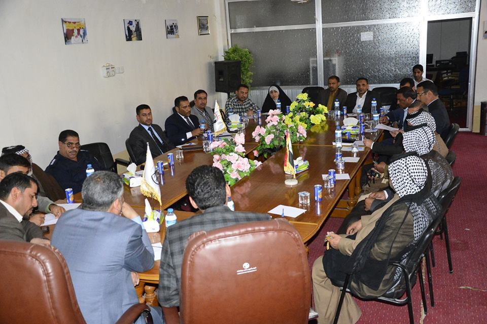 مناقشة استشراء ظاهرة الفساد الإداري والمالي في مفاصل الدوائر الخدمية في كربلاء