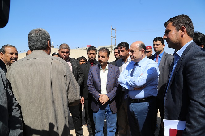 محافظ البصرة يعلن إكمال مبزل حولي لتصريف مياه المجاري والإمطار في منطقتين وسط البصرة