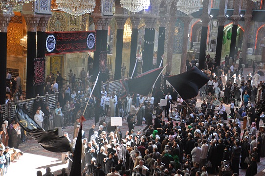 كربلاء تحيي شهادة السيدة فاطمة الزهراء (مصور)