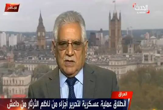 وفيق السامرائي: وزير الدفاع ورئيس اركان الجيش يتحملون المسؤولية التاريخية عما حدث في الثرثار