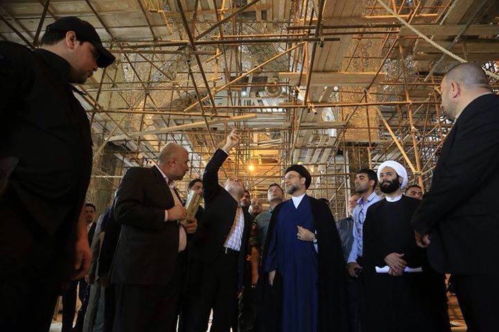 رئيس ديوان الوقف الشيعي يزور ويتفقد العتبة العسكرية المقدسة