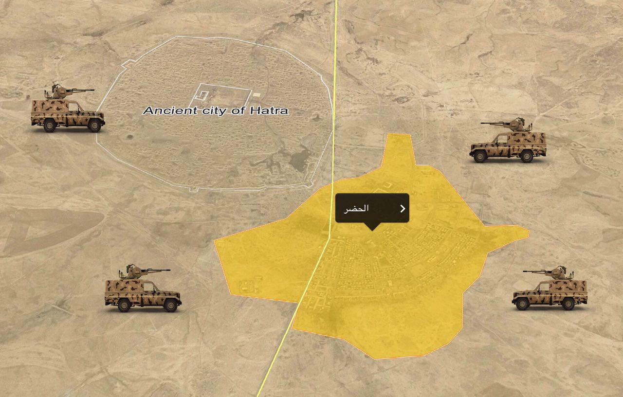 الحشد الشعبي يخوض معارك شرسة على اطراف مركز قضاء الحضر