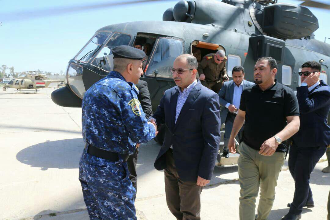 الجبوري يصل الى ايمن الموصل