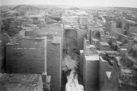 اثار بابل عام  1916 صورة من الارشيف الوطني