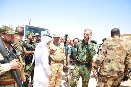 الميالي : الدعم المقدم من قبل العتبة الحسينية المقدسة للمتطوعين والجيش رفع من معنوياتهم كثيرا (مصور)