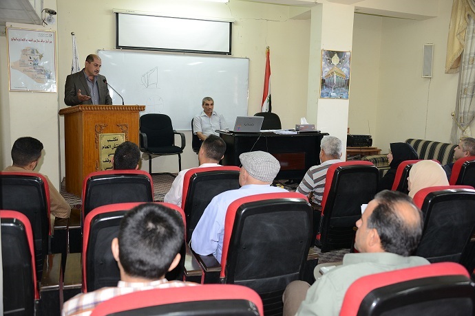 ورشة عمل في ديوان الوقف الشيعي  لمعالجات مشاكل تنفيذ القباب بالطرق الفنية.