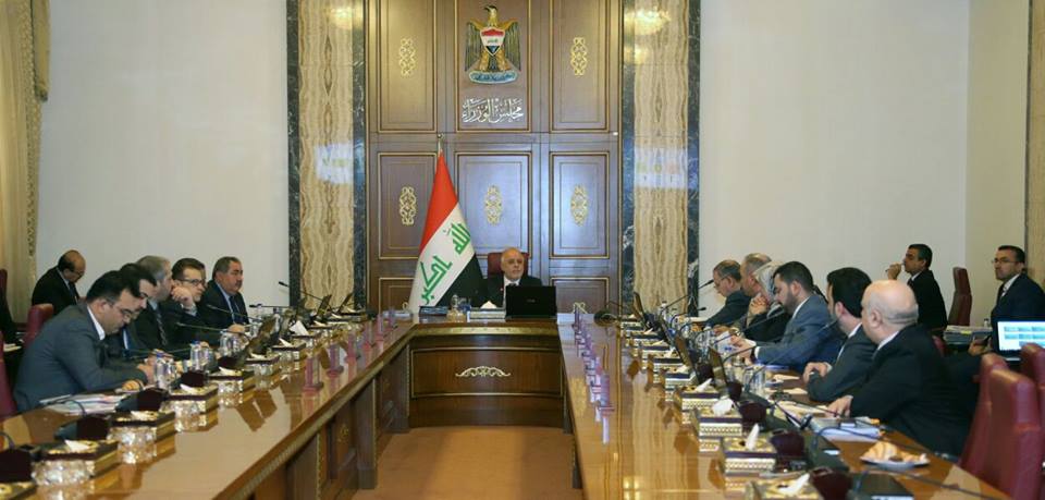 مجلس الوزراء يعقد جلسته الاعتيادية برئاسة العبادي