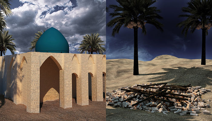 كم مرة هدم المتوكل العباسي الحرم الحسيني المطهر؟