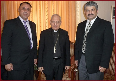 الجمعية العراقية لحقوق الانسان تزور البطريرك لويس ساكو والمتحف الوطني في السليمانية