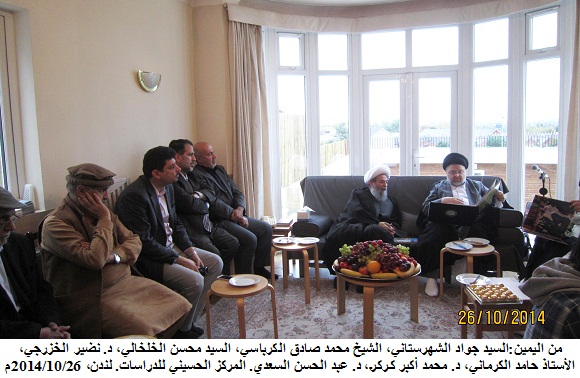 وكيل عام المرجع السيستاني يتفقد دائرة المعارف الحسينية