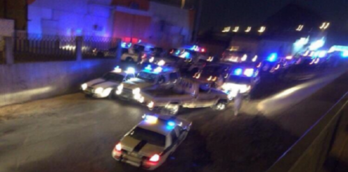 بالصور.. اللحظات الاولى لتفجير انتحاري استهدف مسجدا في نجران السعودية