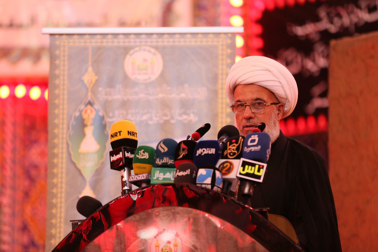 بالصور: انطلاق مهرجان تراتيل سجادية بحضور عربي واجنبي في كربلاء