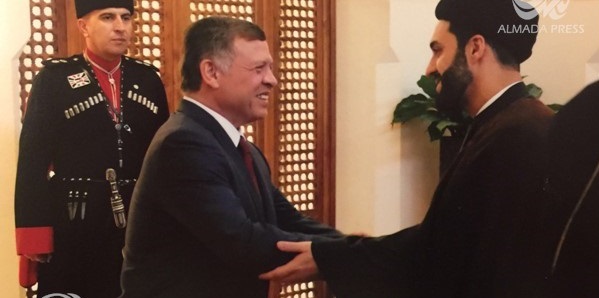 العاهل الأردني يستقبل السيد الخوئي