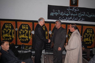 الجلبي يقيم مجلس عزاء بحضور السفير الايراني وعدد من السياسيين العراقيين