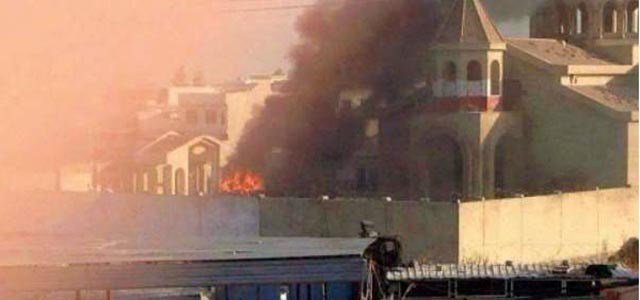 داعش يفجر كنيسة للكاثوليك شمالي الموصل