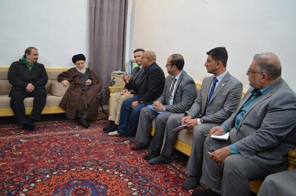 المرجع الحكيم يلتقي ممثل مكتب المفوض السامي لحقوق الإنسان