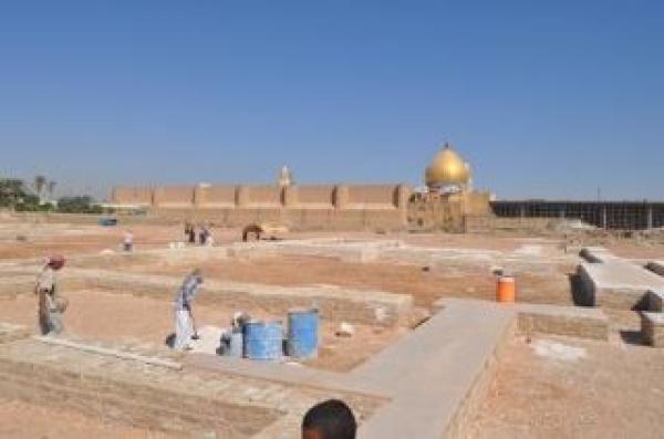 مفتشية الاثار تنجز اعمال ترميم قصر الامارة في الكوفة