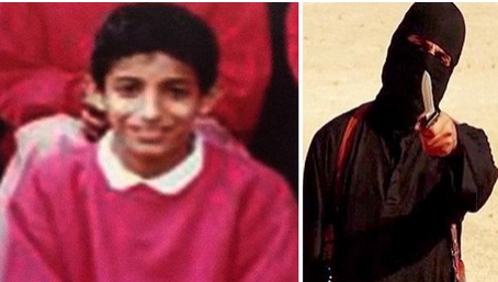 أول صورة لجزار داعش وهو تلميذ