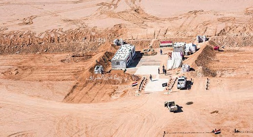 بالصور:عمليات الفرات الاوسط وفرقة العباس واللجنة الامنية لمجلس المحافظة تجري استطلاعا جويا لحدود محافظة كربلاء