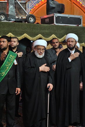 ممثل المرجعية الدينية العليا يشارك في عزاء ذكرى استشهاد فاطمة الزهراء (مصور)