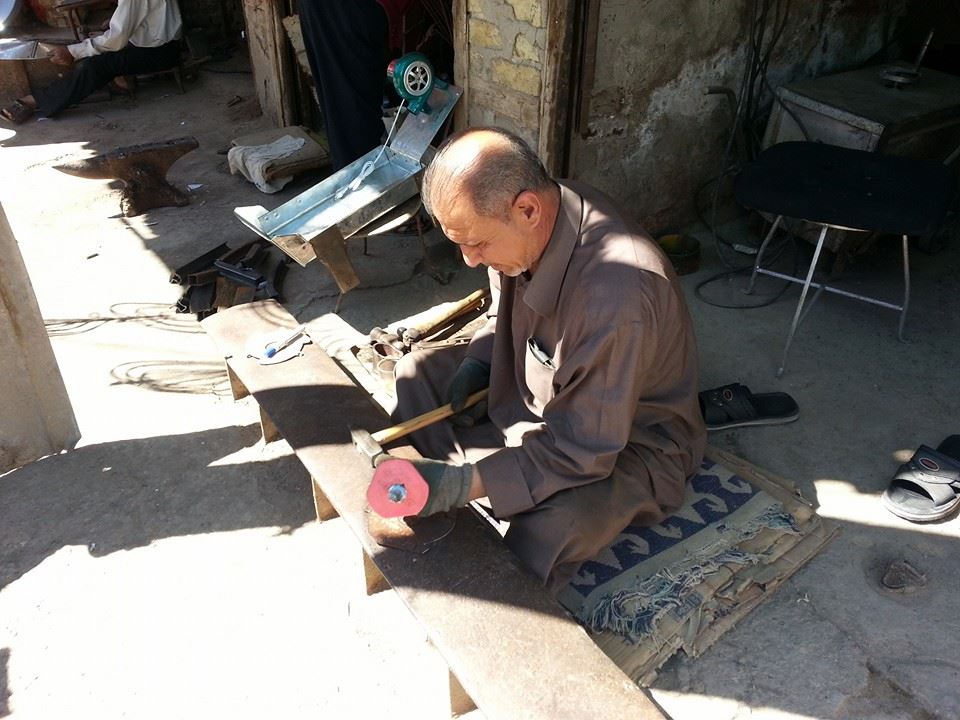 بالصور:الحرف اليدوية القديمة في ذي قار في منطقة الحبوبي