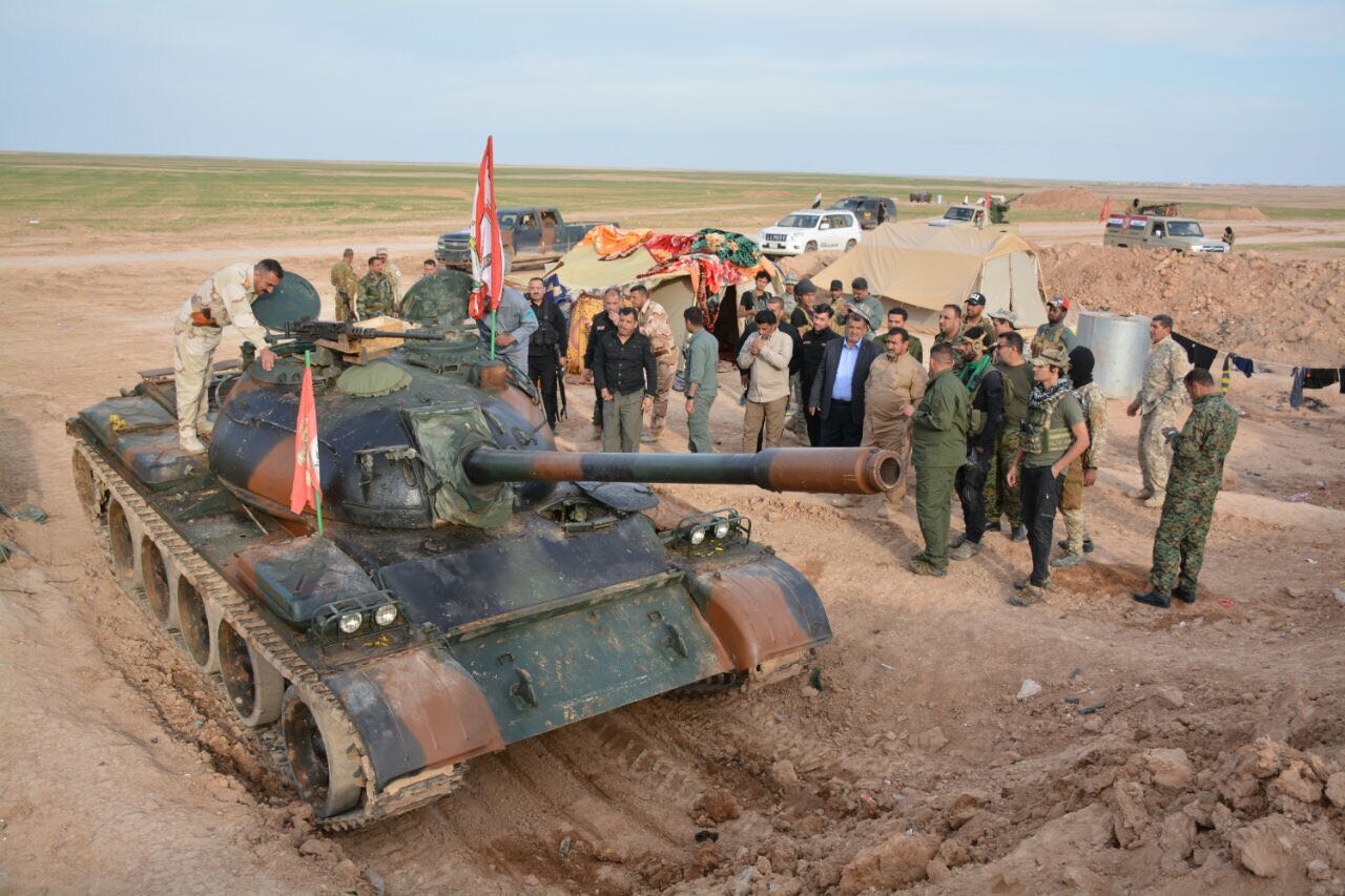 مسؤولو العتبة الحسينية يتواجدون بالموصل (مصور)