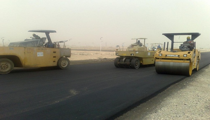 طرق وجسور كربلاء تنجز مشروع طريق عكد بليبل بطول 1500 متر