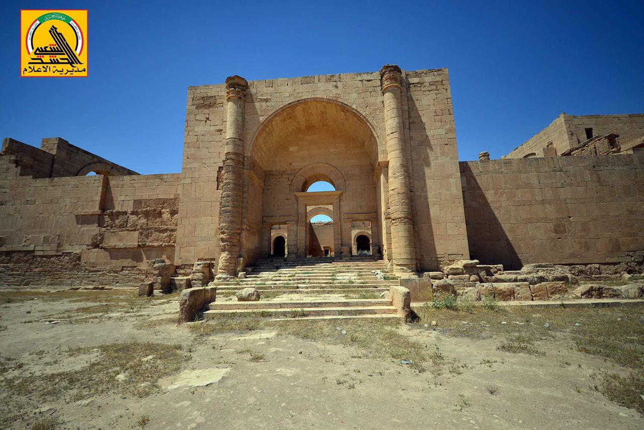 بالصور: مدينة الحضر الاثرية بعد تحريرها