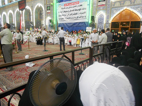 حفل تخرج لاكثر من 30 روضة في الصحن الحسيني الشريف (مصور)