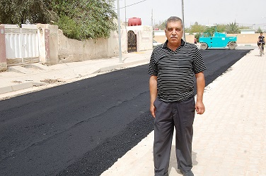كربلاء :انجاز نسبة 95% في شوارع البهادلية من قيمة مشروع بكلفة تجاوزت ملياري دينار عراقي
