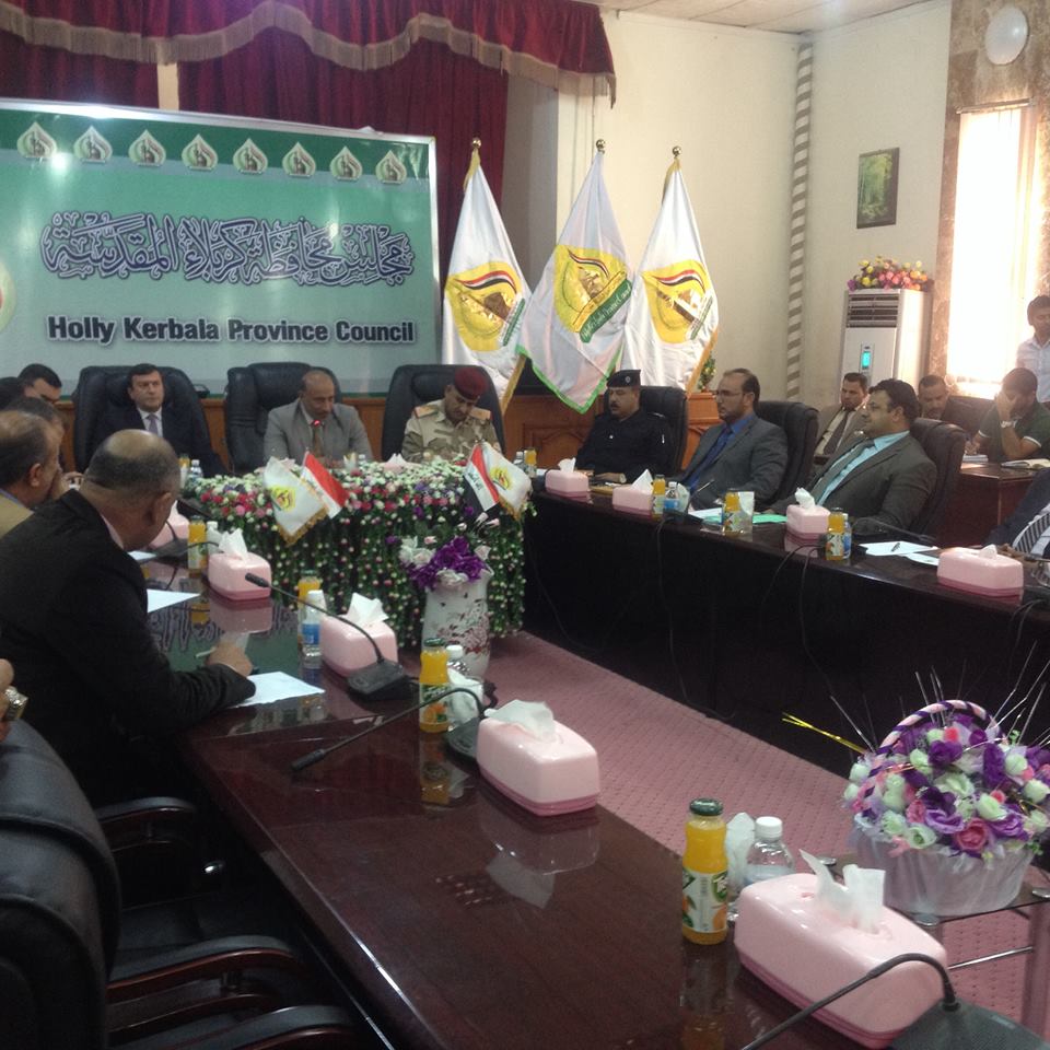 مجلس كربلاء يصادق على الخطة الامنية الخاصة بزيارة النصف من شعبان ويعلن استثناء كربلاء عن القطع الكهربائي المبرمج