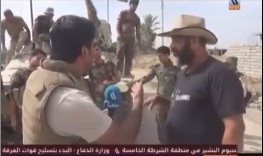 بالفيديو :القناة العراقية الرسمية تنقل بطولات لواء علي الاكبر في بيجي