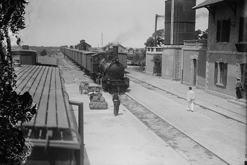 صورة ارشيفية نادرة لمحطة بغداد العالمية عام 1917