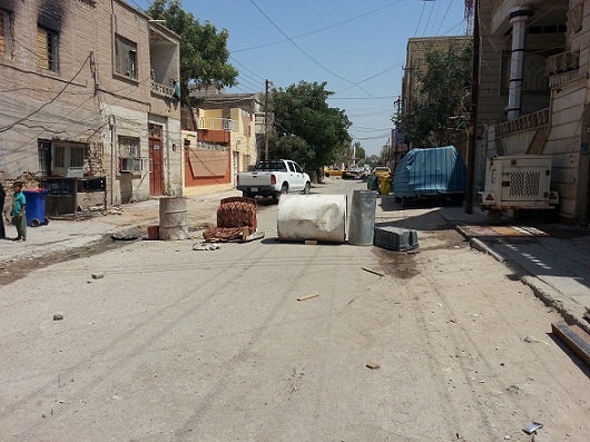 الازدحامات المرورية وقطع الشوارع هموم ومعاناة يومية للمواطنين في الناصرية(مصور)